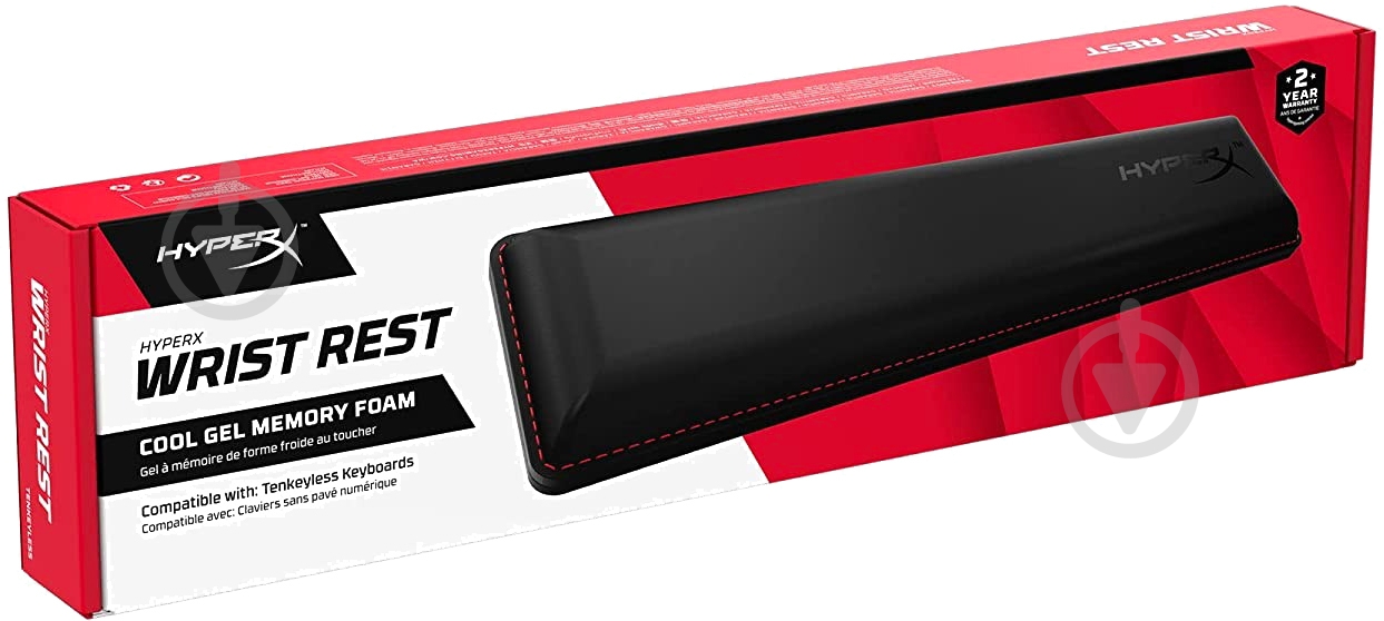 Подставка под запястье HyperX TKL Wrist Rest Ergonomic черный (4Z7X1AA) - фото 6