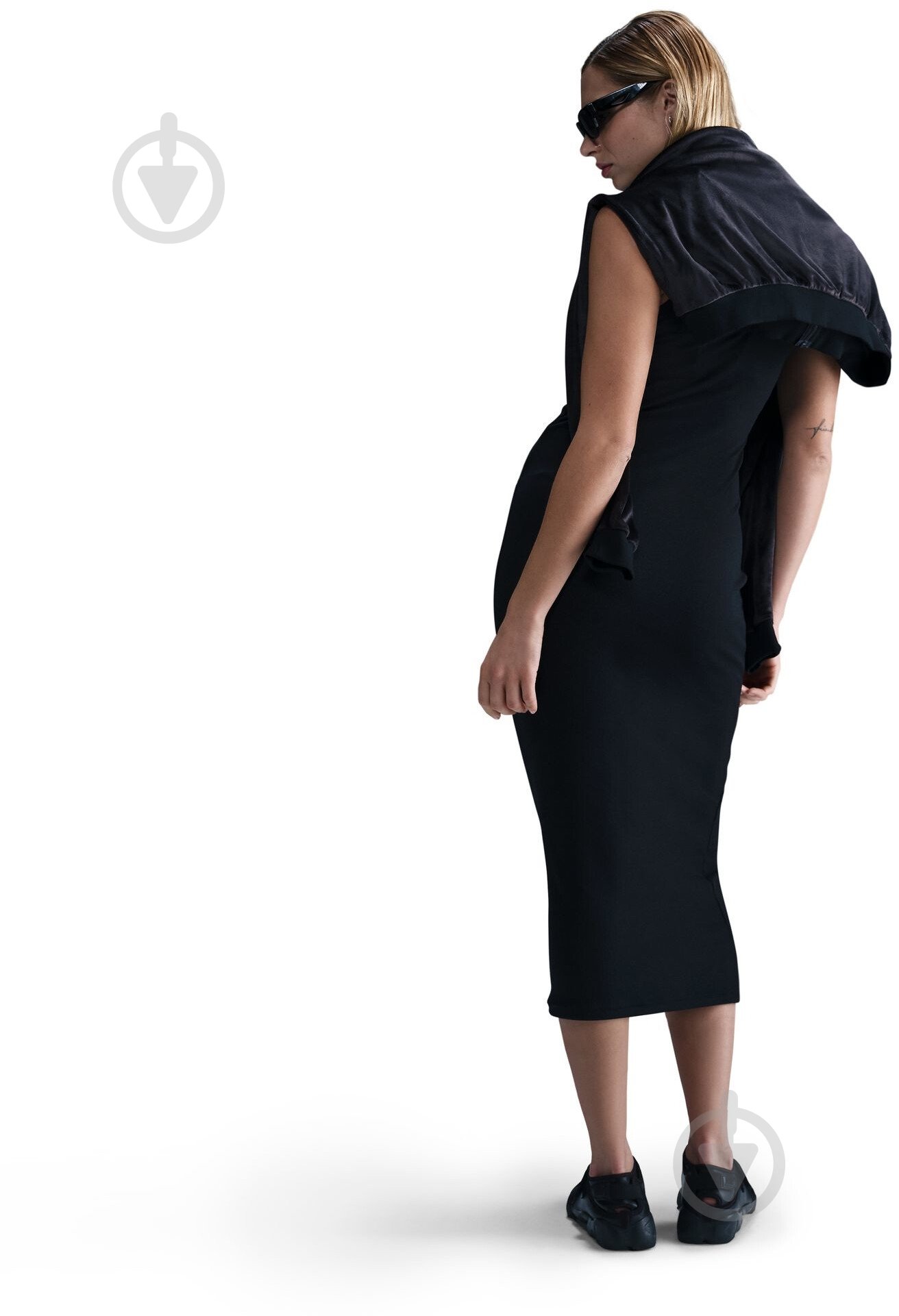 Платье Nike W NSW NK CHLL KNT MRIB TNK DRS HJ0710-010 р.S черный - фото 2 Платье Nike W NSW NK CHLL KNT MRIB TNK DRS HJ0710-010 р.S черный - фото 2