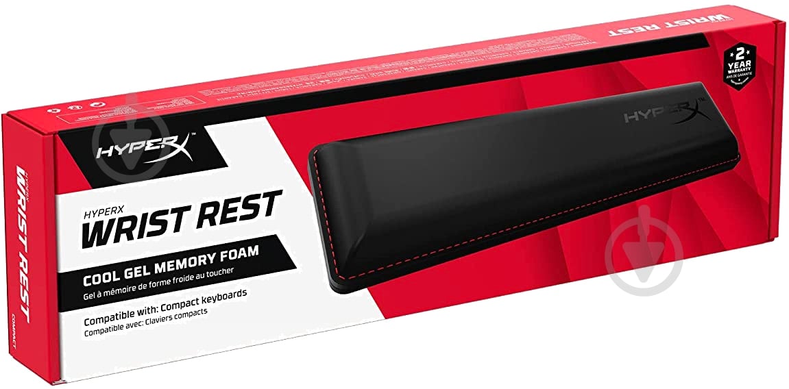Подставка под запястье HyperX Wrist Rest Compact черный (4Z7X0AA) - фото 5