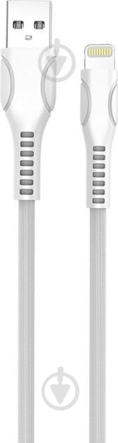 Кабель ColorWay USB - Apple Lightning (line-drawing) 2.4 А 1 м білий - фото 2