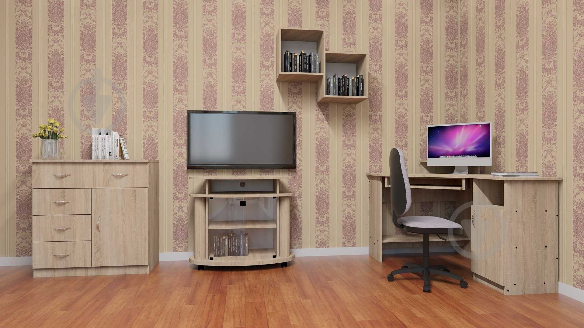 Комод Компанит 1-3-1 венге/венге светлый - фото 2