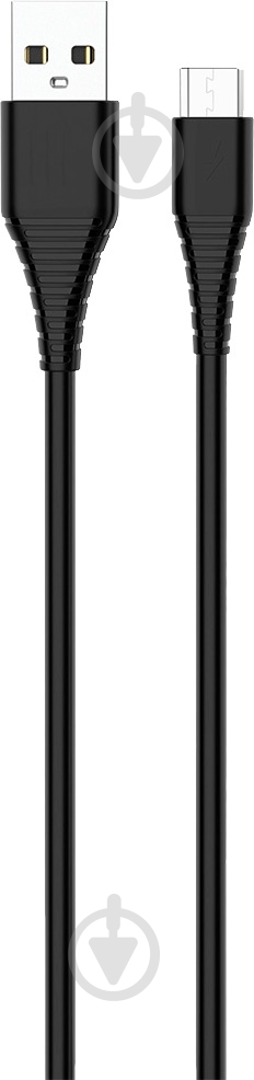 Кабель ColorWay USB - MicroUSB (PVC) 2.4А 1 м black - фото 3