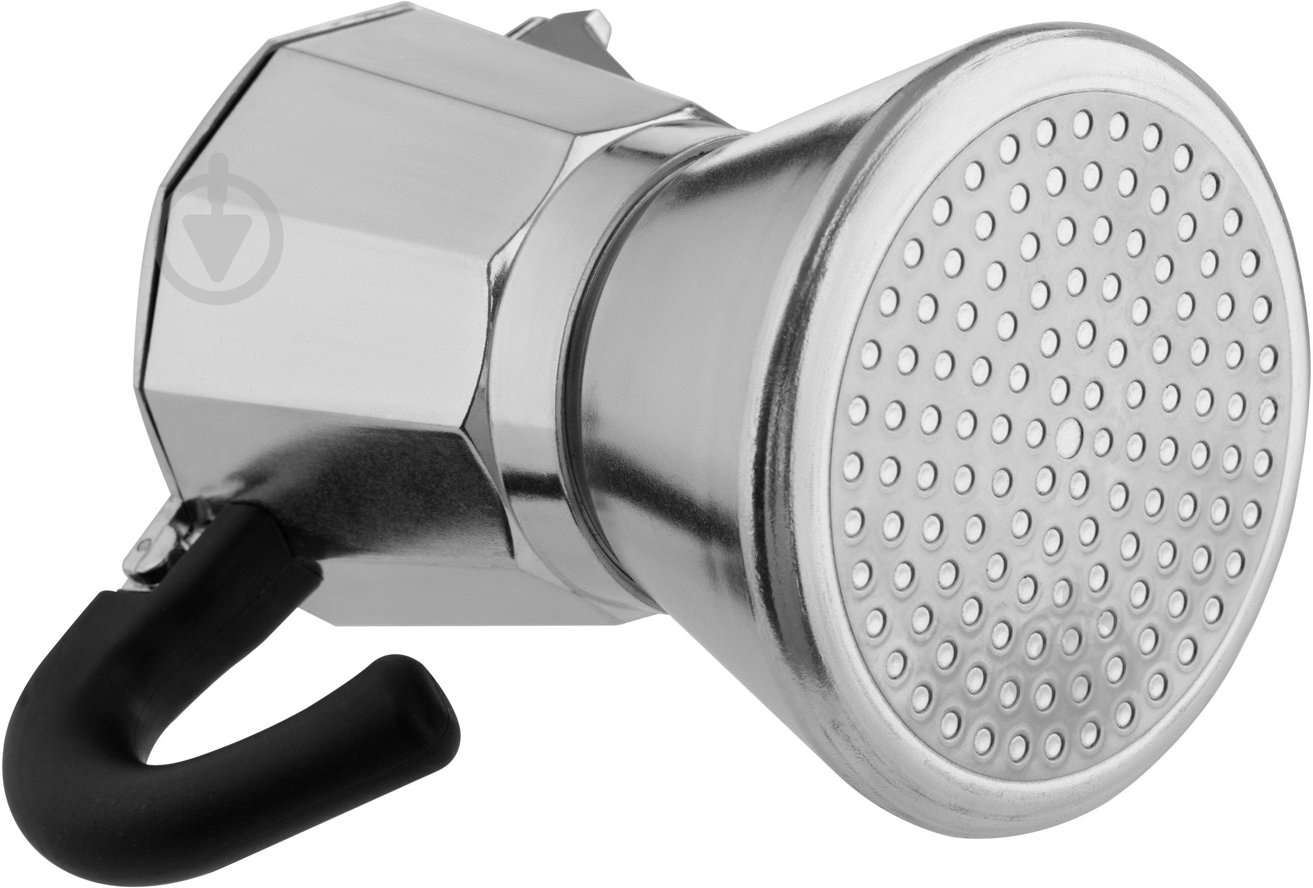 Кофеварка гейзерная ARDESTO Gemini Piemonte 6 чашек нержавеющая сталь с черным AR0806AI - фото 6