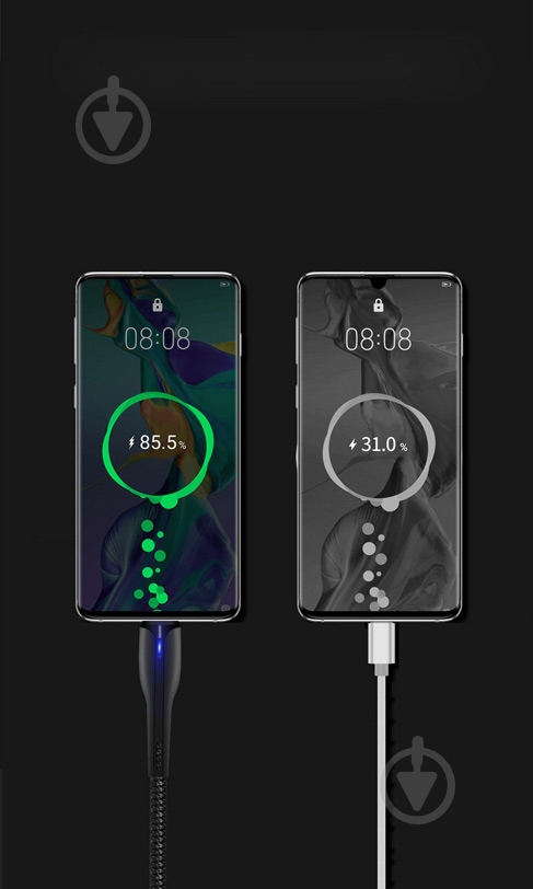 Кабель ColorWay USB - Apple Lightning (PVC + led) 2.4А 1 м black - фото 9 Кабель ColorWay USB - Apple Lightning (PVC + led) 2.4А 1 м black - фото 9