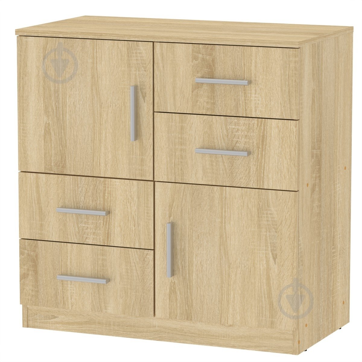 Комод Компанит 2+4 дуб сонома - фото 1