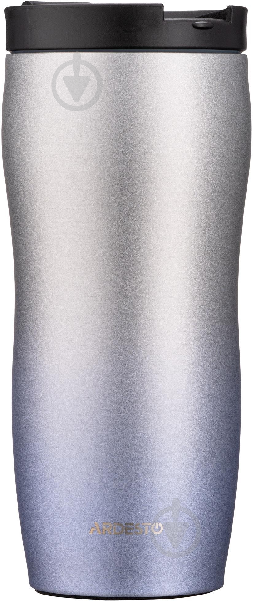 Термочашка ARDESTO Metallic 450 мл металік синій AR2645GM - фото 1