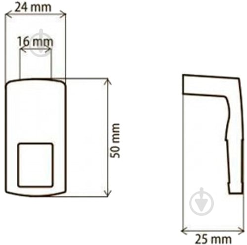 Мебельная ручка кнопка DC DR 08 G6 А матовый хром - фото 4
