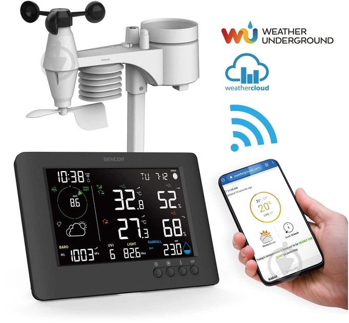 Метеостанция Sencor SWS10500WIFI - фото 9