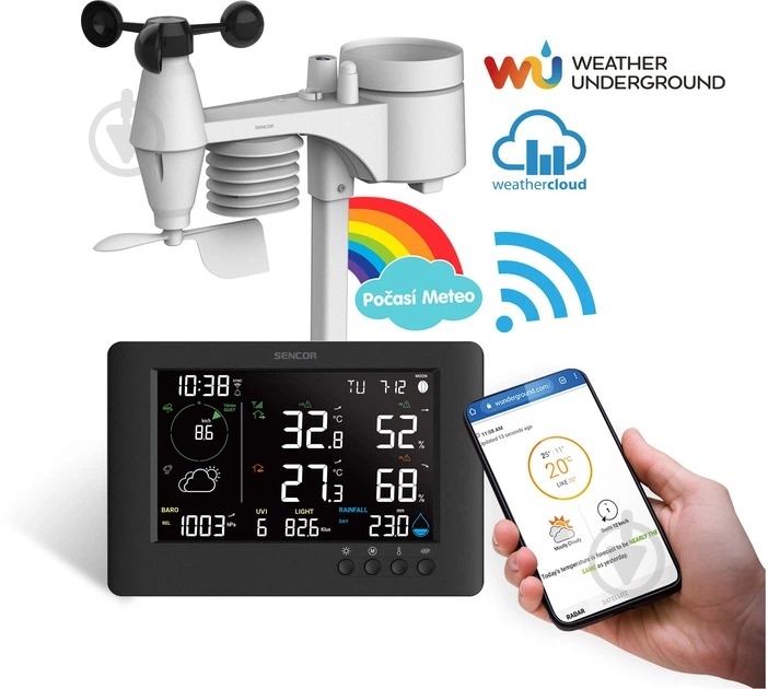 Метеостанция Sencor SWS10500WIFI - фото 13