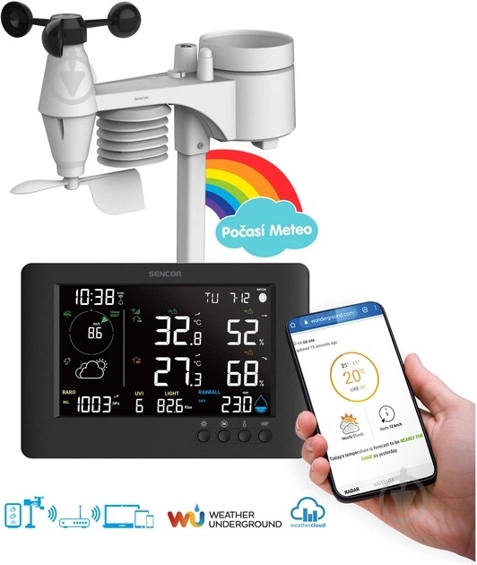 Метеостанция Sencor SWS10500WIFI - фото 5