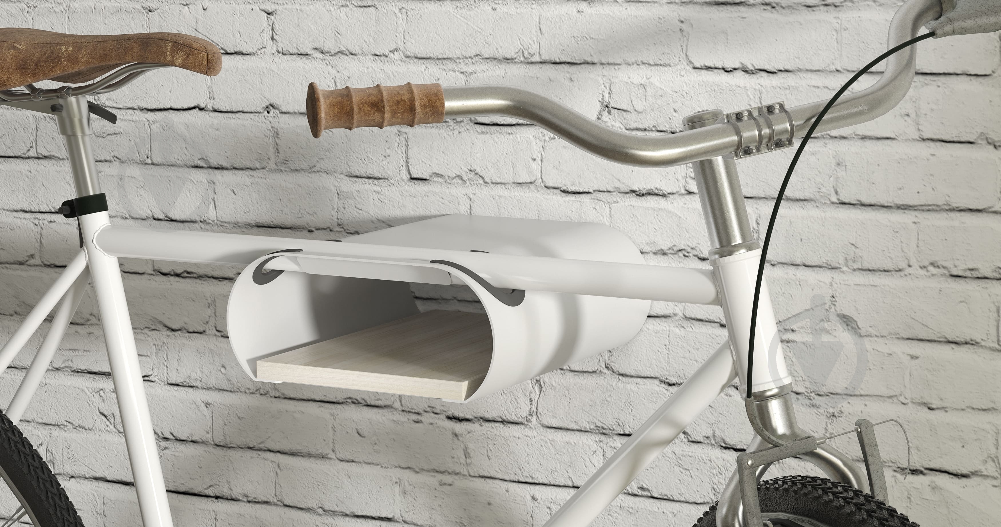 Крепление для велосипеда OfficePro BSR990 White/Beech" - фото 8