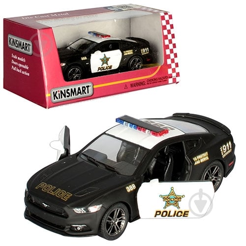 Автомобиль Kinsmart 1:36 Ford Mustang GT KT5386WP - фото 1