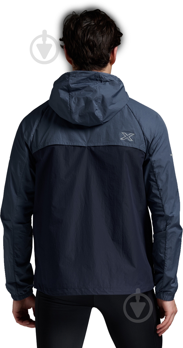 Вітрівка чоловіча 2XU Aero Windbreaker MR7208a_IND/MDN р.L темно-синя - фото 2