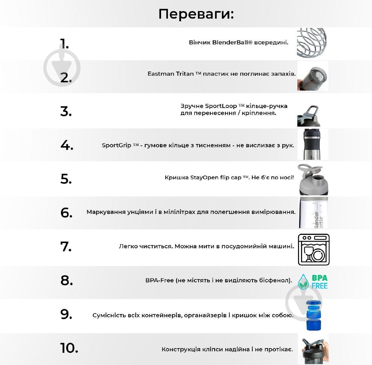 Шейкер Blender Bottle Sport Mixe 820 млr navy - фото 4