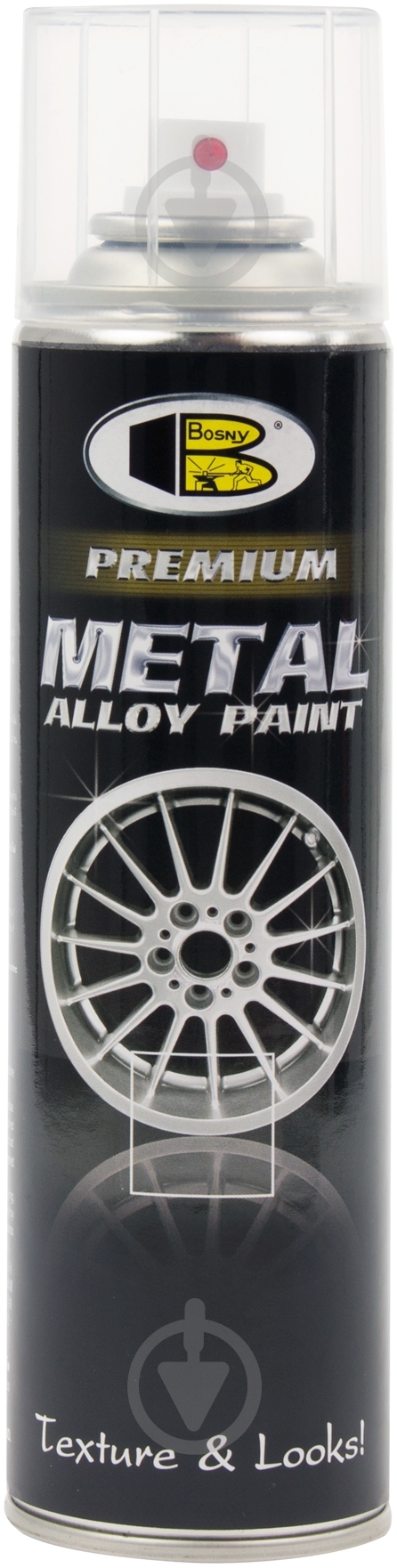 Эмаль аэрозольная Metal Alloy Paint Bosny 300 мл № М001 - фото 1