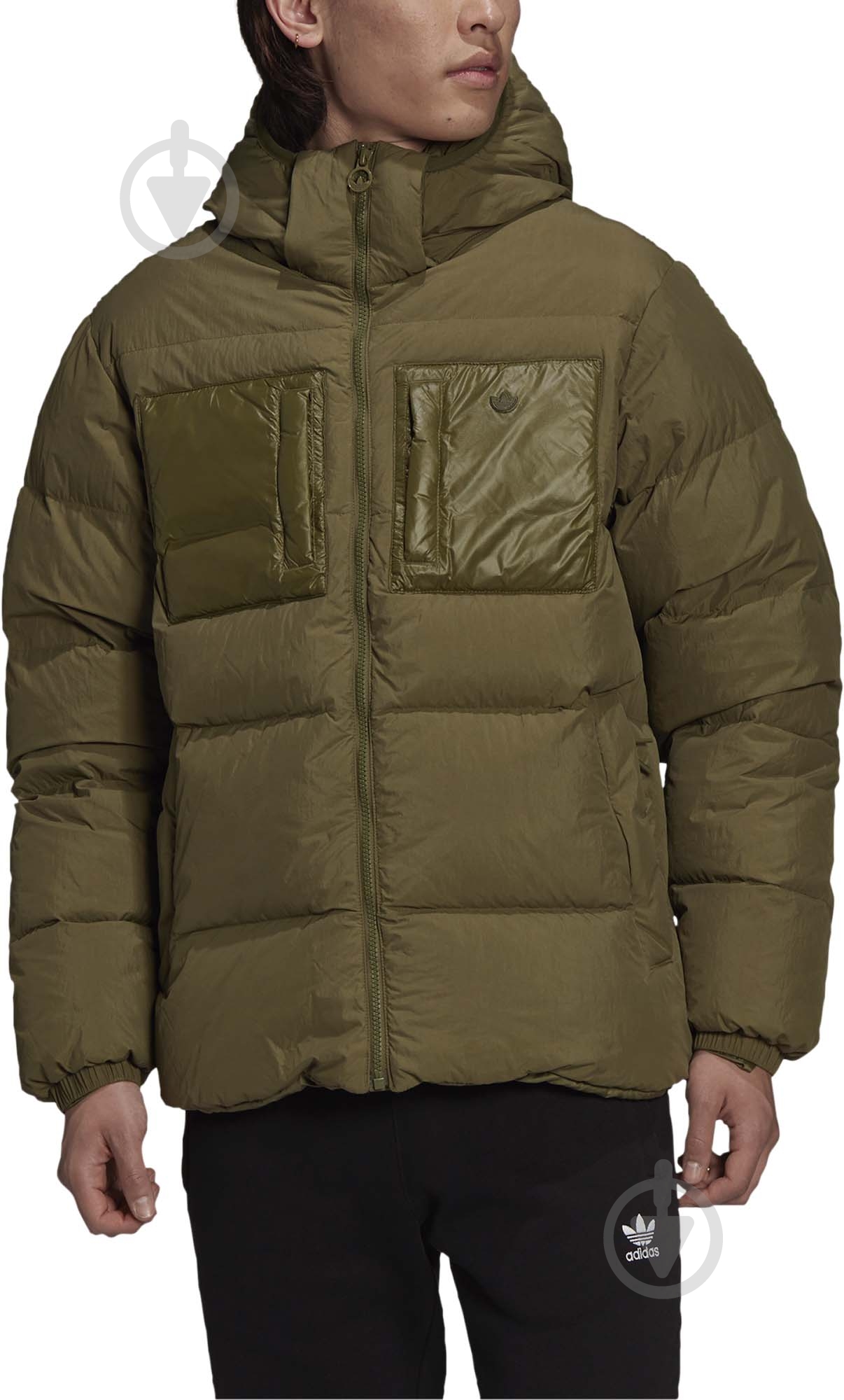 Пуховик мужской Adidas DOWN REGEN PUFF H13563 р.2XL оливковый - фото 1 Пуховик мужской Adidas DOWN REGEN PUFF H13563 р.2XL оливковый - фото 1