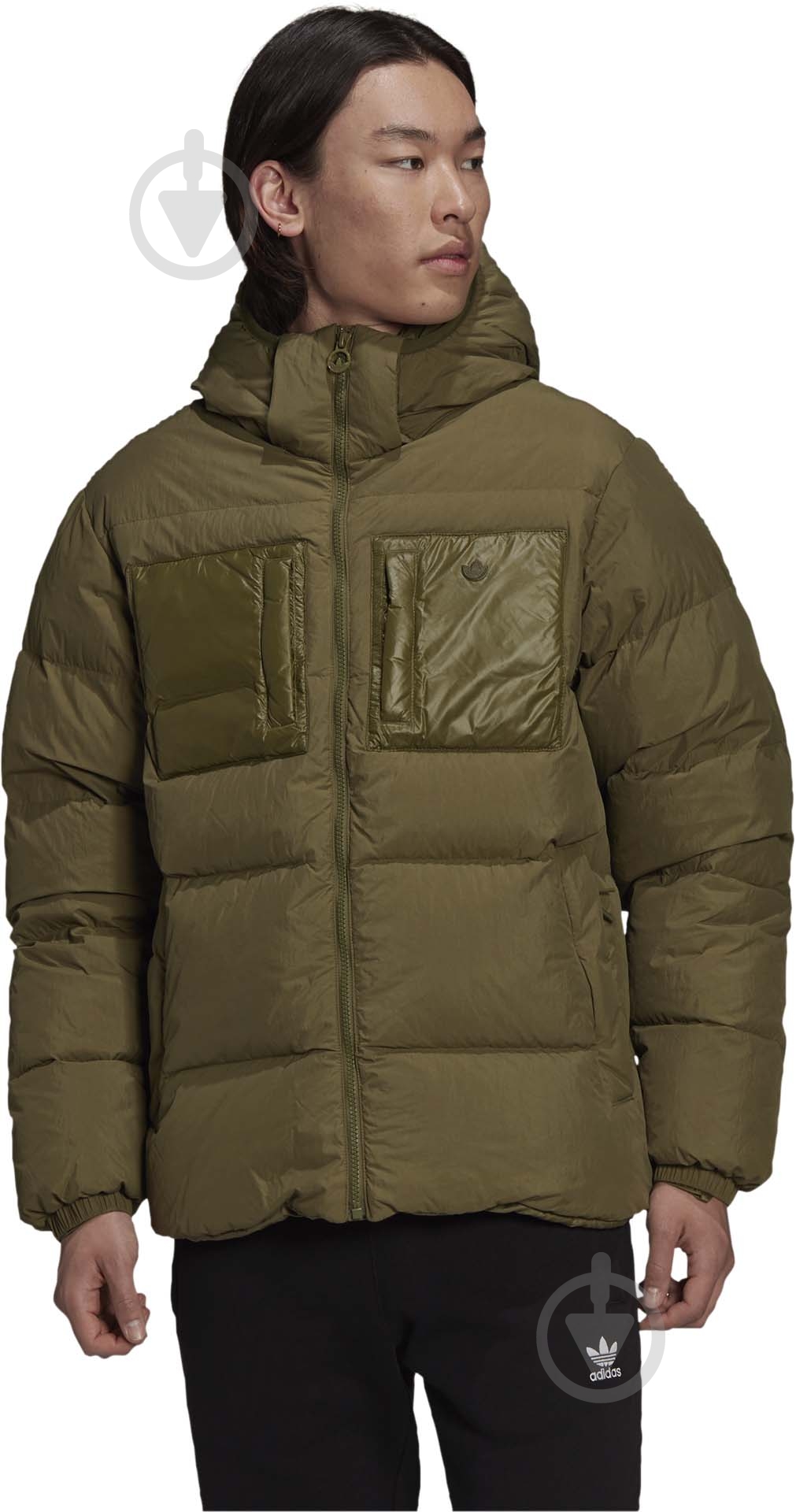 Пуховик мужской Adidas DOWN REGEN PUFF H13563 р.2XL оливковый - фото 2 Пуховик мужской Adidas DOWN REGEN PUFF H13563 р.2XL оливковый - фото 2