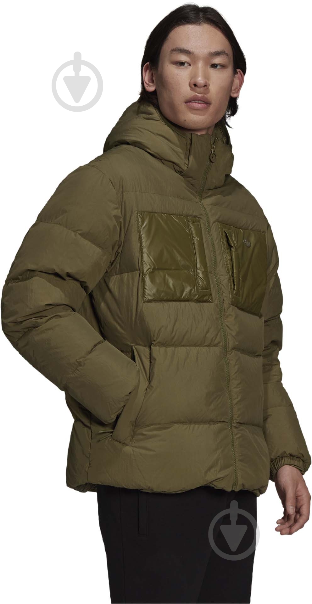 Пуховик мужской Adidas DOWN REGEN PUFF H13563 р.2XL оливковый - фото 6 Пуховик мужской Adidas DOWN REGEN PUFF H13563 р.2XL оливковый - фото 6