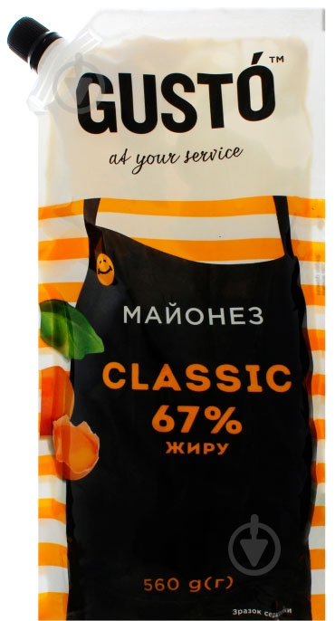 Майонез Gusto Classic 67% 560 г - фото 1 Майонез Gusto Classic 67% 560 г - фото 1