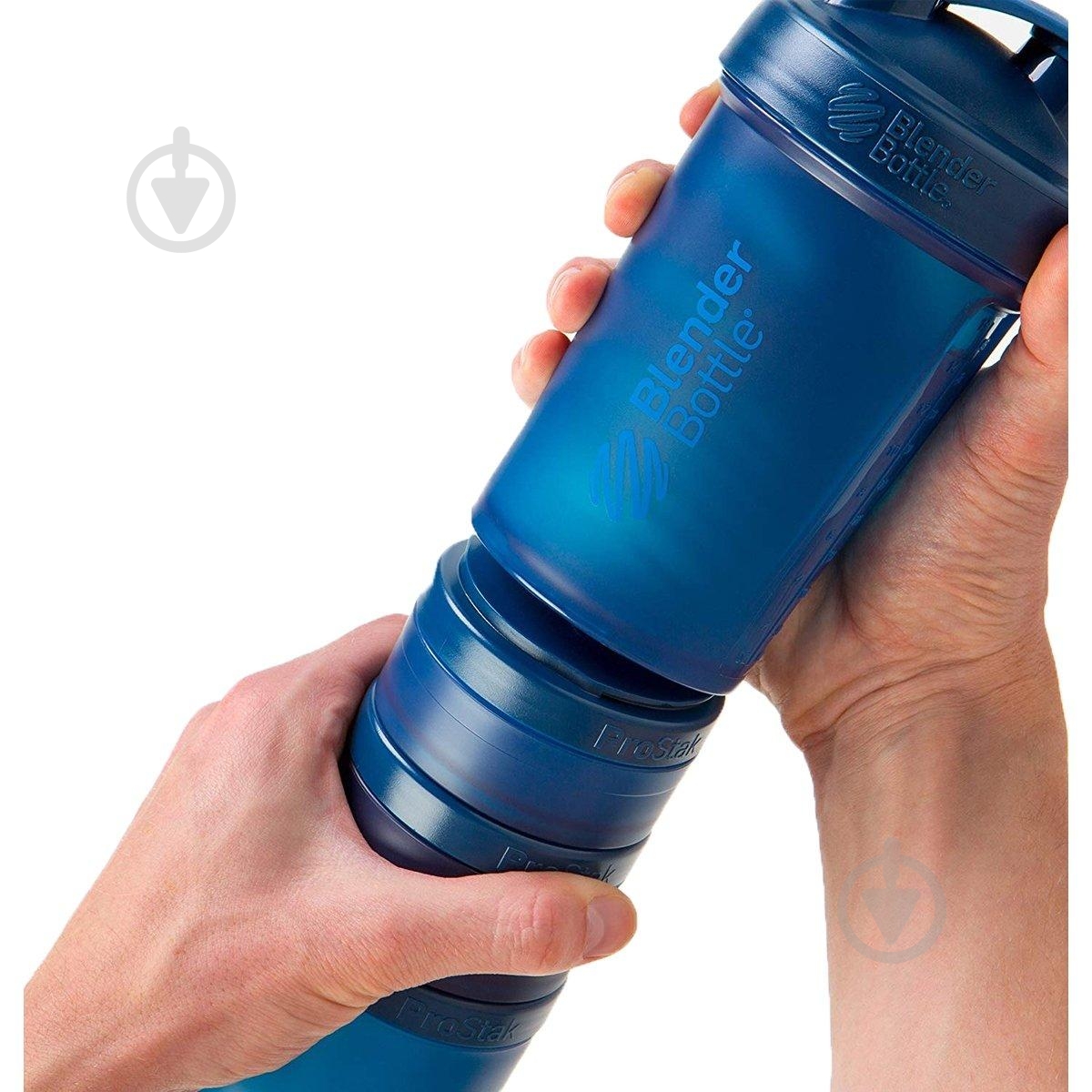 Шейкер Blender Bottle ProStak 660 мл navy - фото 4