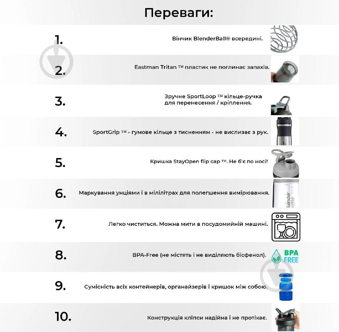 Шейкер Blender Bottle ProStak 660 мл grey - фото 4