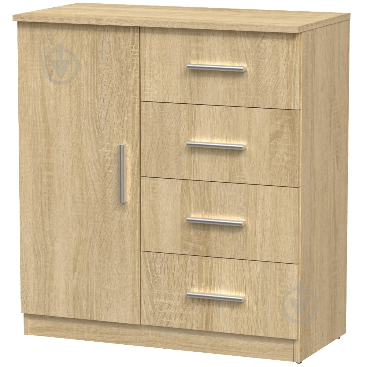 Комод Компанит 4+1А дуб сонома - фото 1