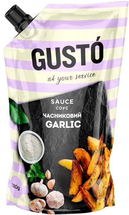 Соус Gusto Чесночный 180 г - фото 1