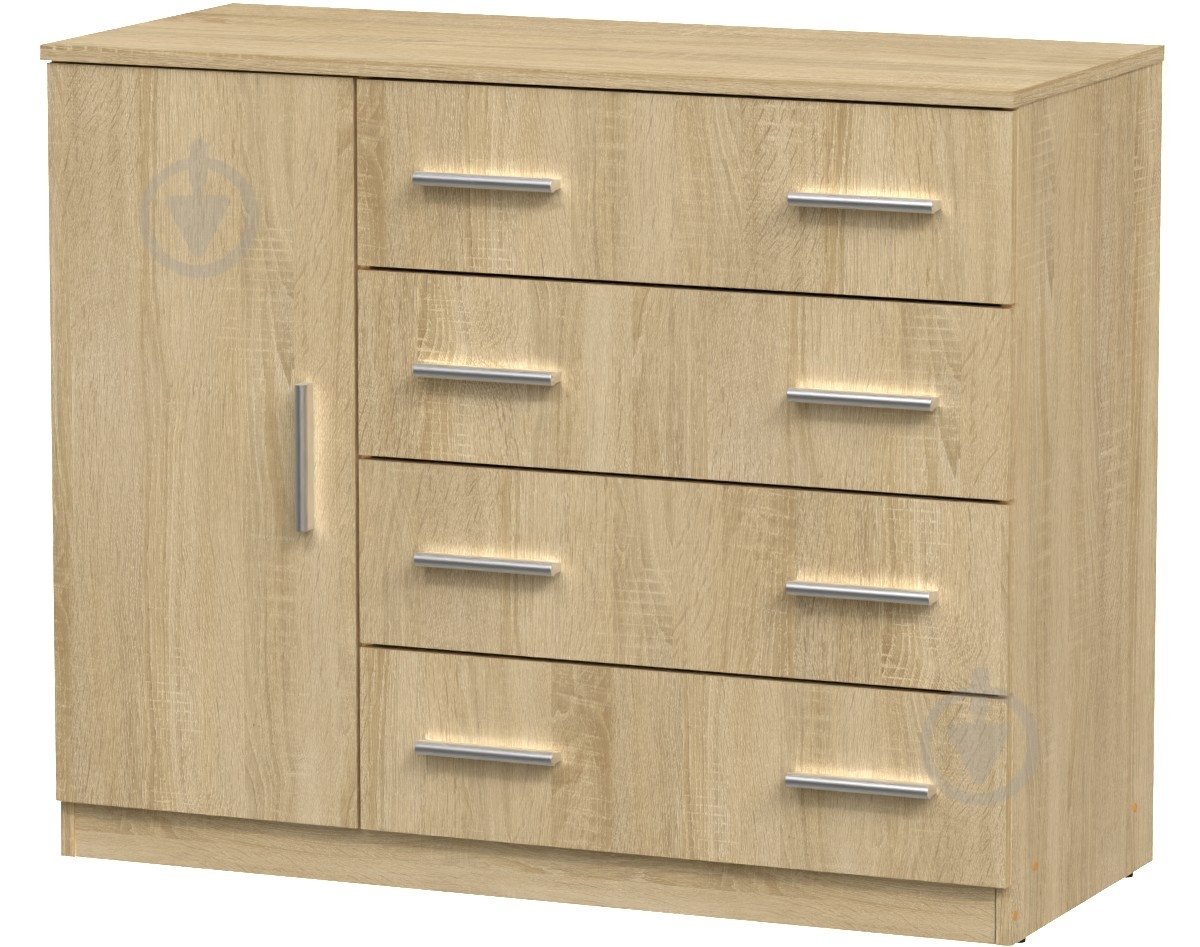 Комод Компанит 4+1Б дуб сонома - фото 1 Комод Компанит 4+1Б дуб сонома - фото 1