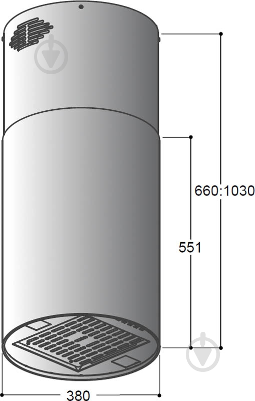 Вытяжка Zirtal Cilindro IS BL - фото 6 Вытяжка Zirtal Cilindro IS BL - фото 6