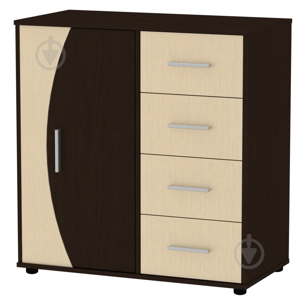 Комод Компанит 4-1-1 венге - фото 1