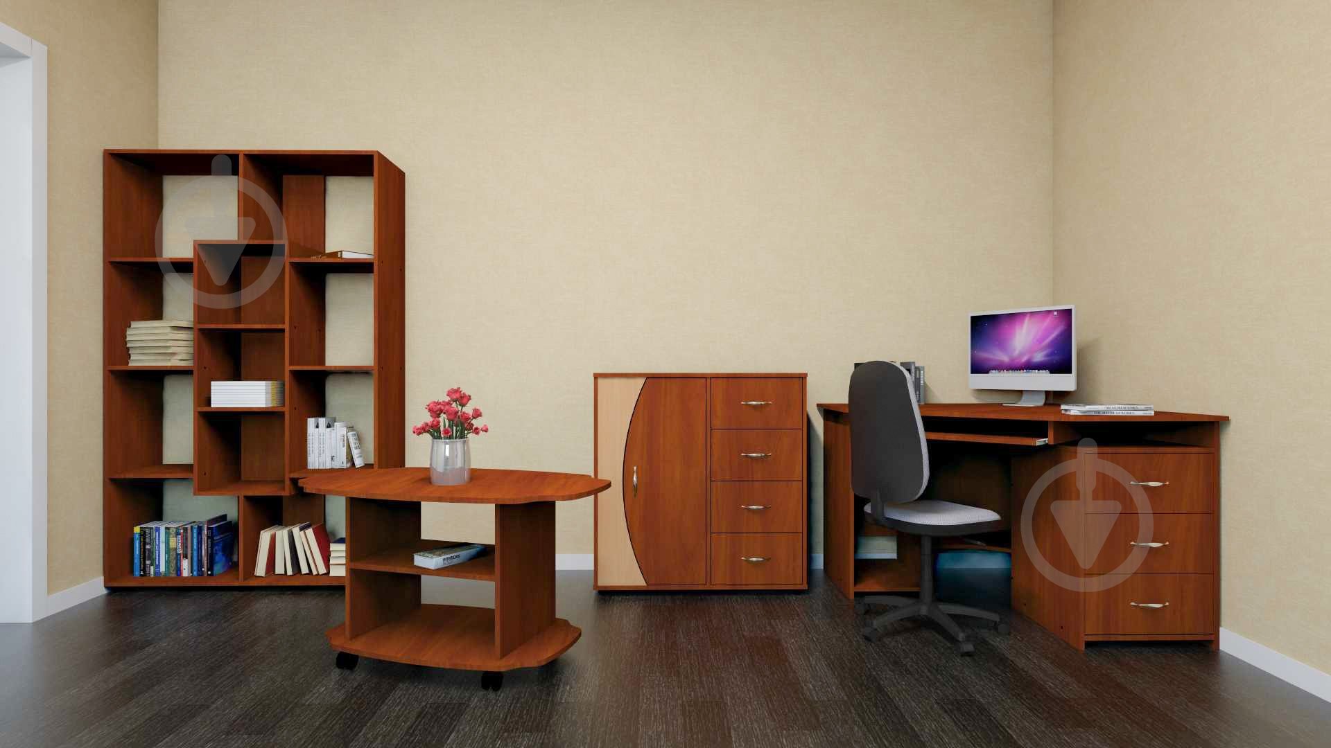 Комод Компанит 4-1-1 орех - фото 2 Комод Компанит 4-1-1 орех - фото 2