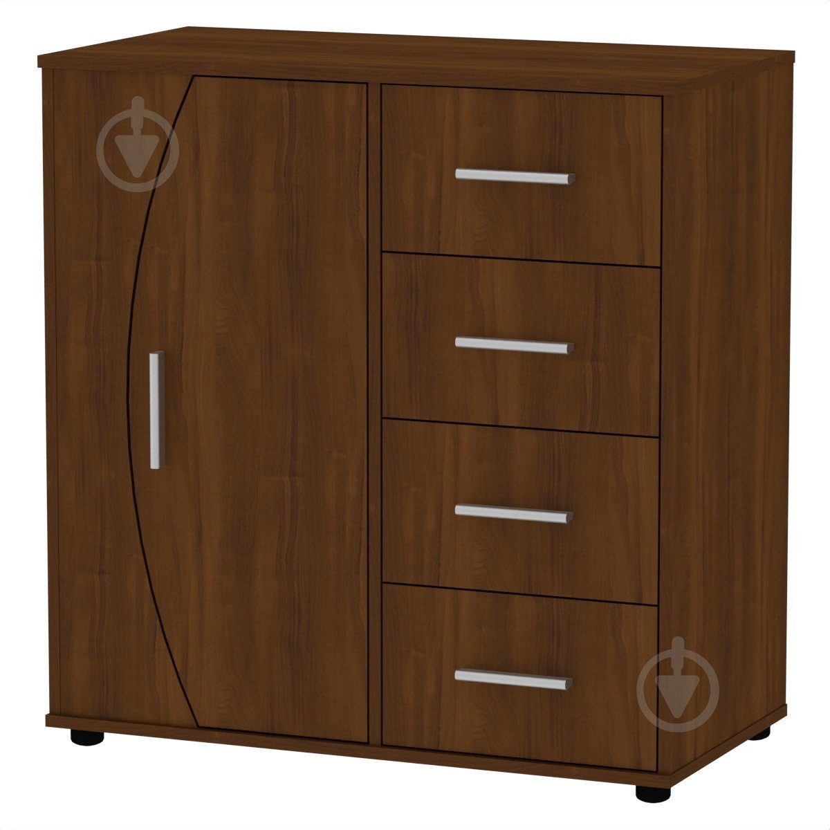 Комод Компанит 4-1-1 орех - фото 1 Комод Компанит 4-1-1 орех - фото 1