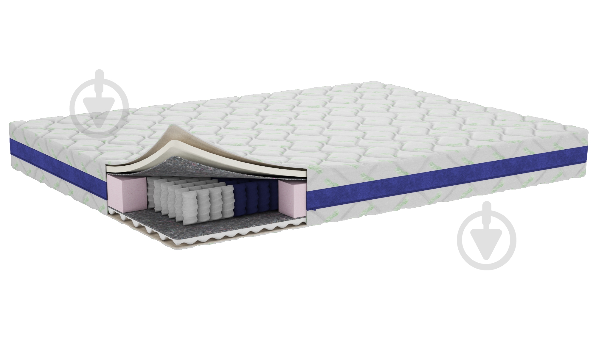 Матрас ортопедический Well Memory LIDERSON 150x190 см - фото 1
