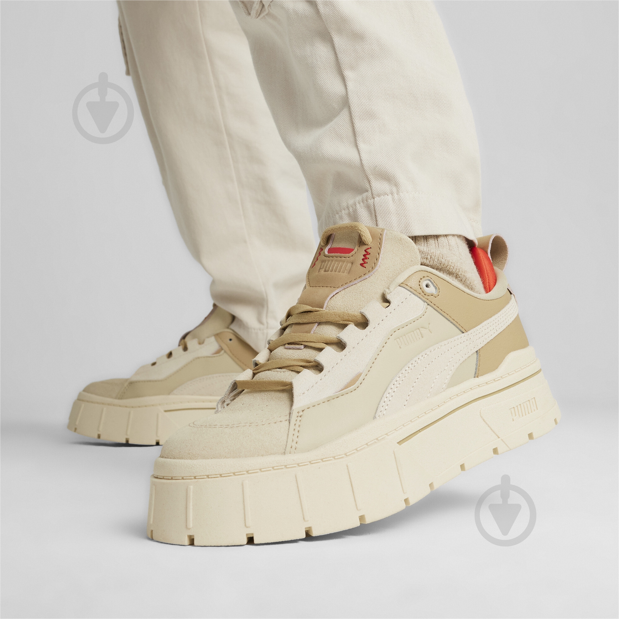 Кроссовки женские Puma MAYZE STACK XPL NO FILTER WNS 39592601 р.38,5 бежевые - фото 3