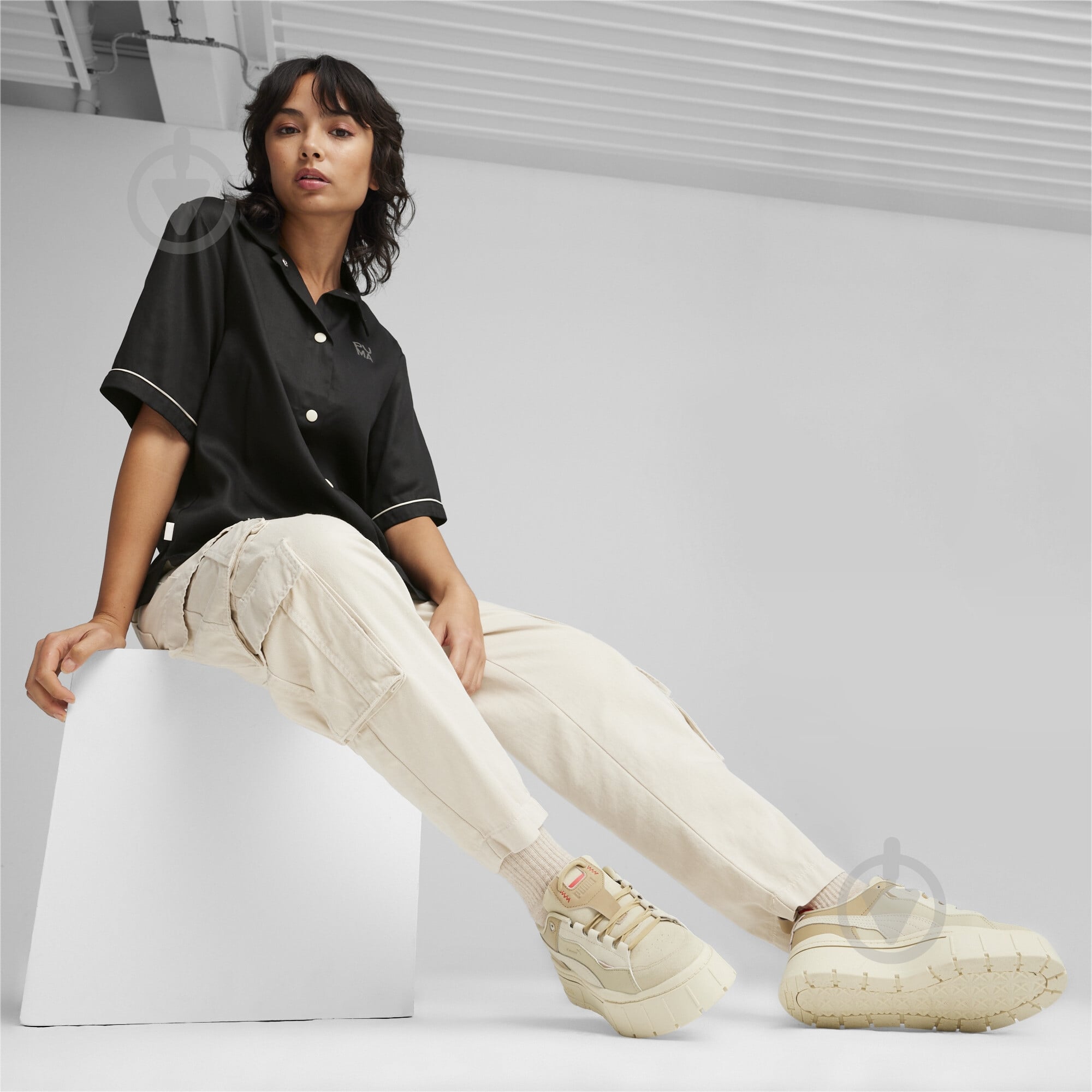 Кроссовки женские Puma MAYZE STACK XPL NO FILTER WNS 39592601 р.38,5 бежевые - фото 4