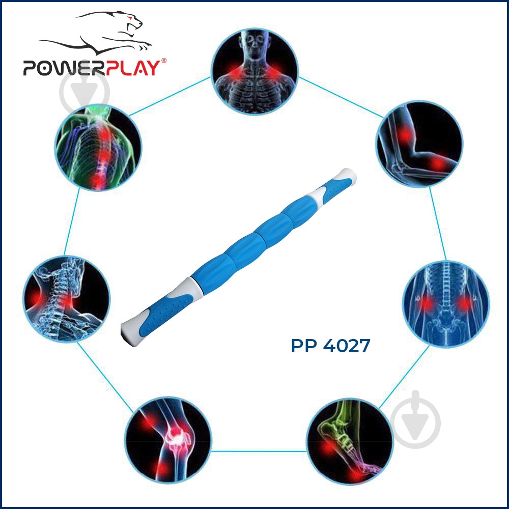 Массажер PowerPlay синий PP_4027 - фото 4