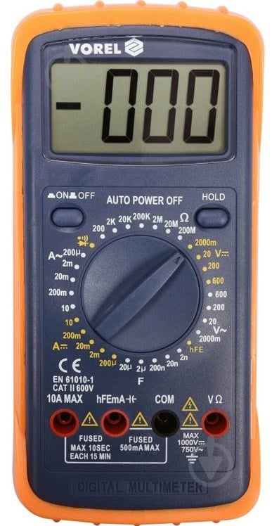 Мультиметр цифровой 81783 - фото 1