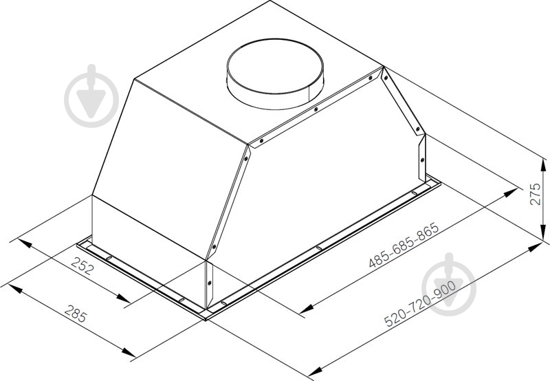 Вытяжка Zirtal EOS 60 WH - фото 7