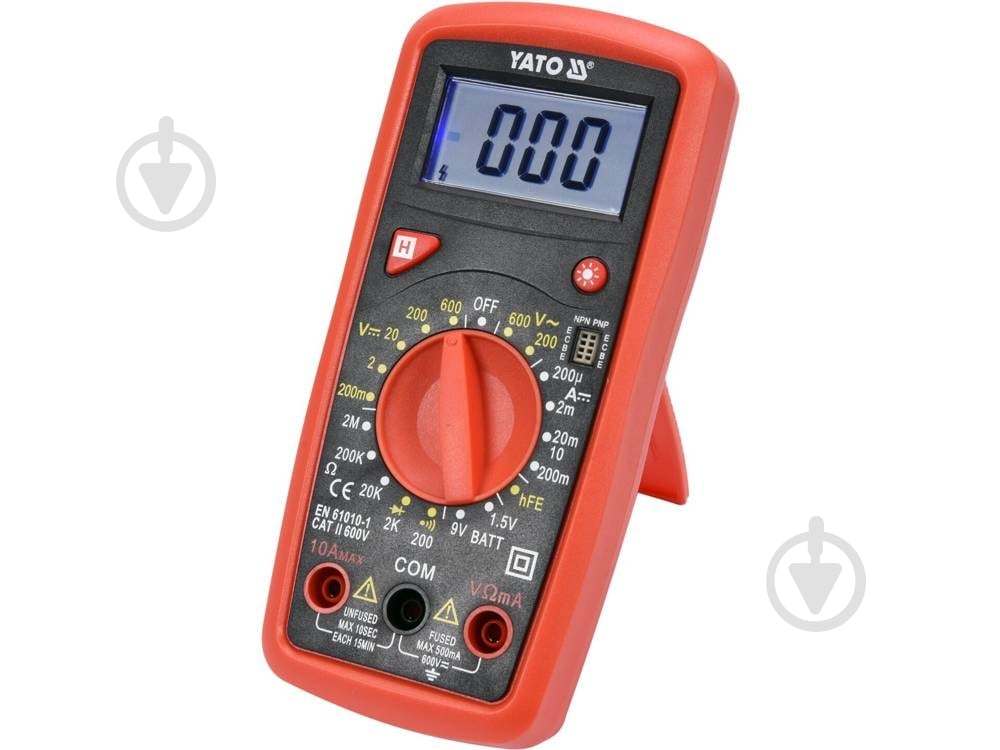 Мультиметр цифровий YATO YT-73081 - фото 2 Мультиметр цифровий YATO YT-73081 - фото 2