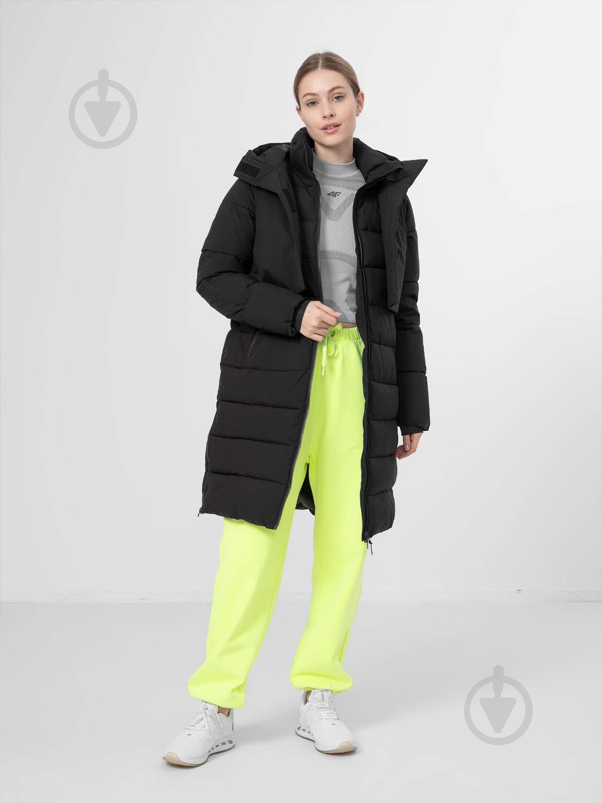 Куртка женское демисезонное 4F WOJACKET KUDP008 H4Z22-KUDP008-20S р.M черное - фото 3