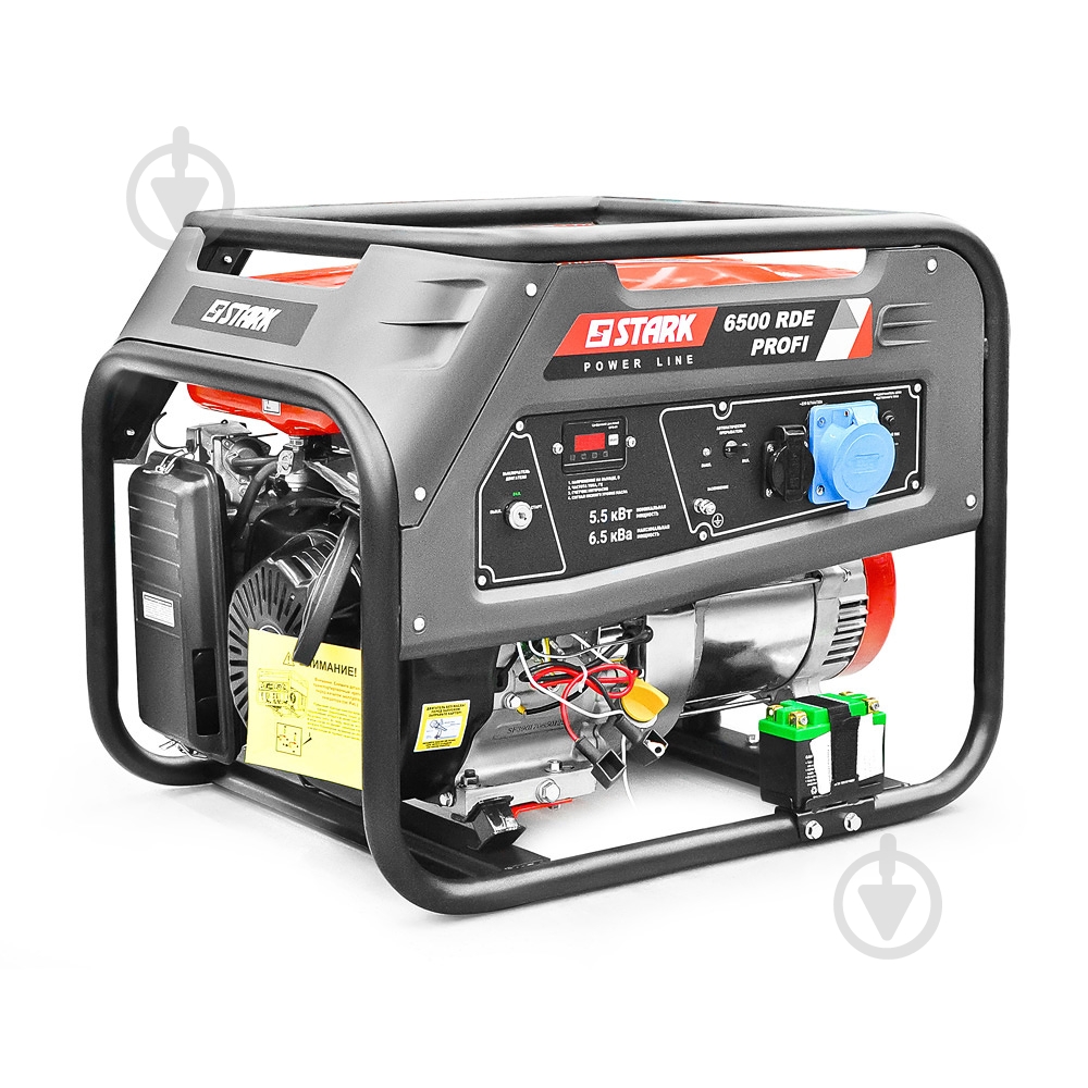 Генератор бензиновый Stark 6500 RDE Profi 5,5 кВт / 6,5 кВт 230 В 240550020 - фото 1