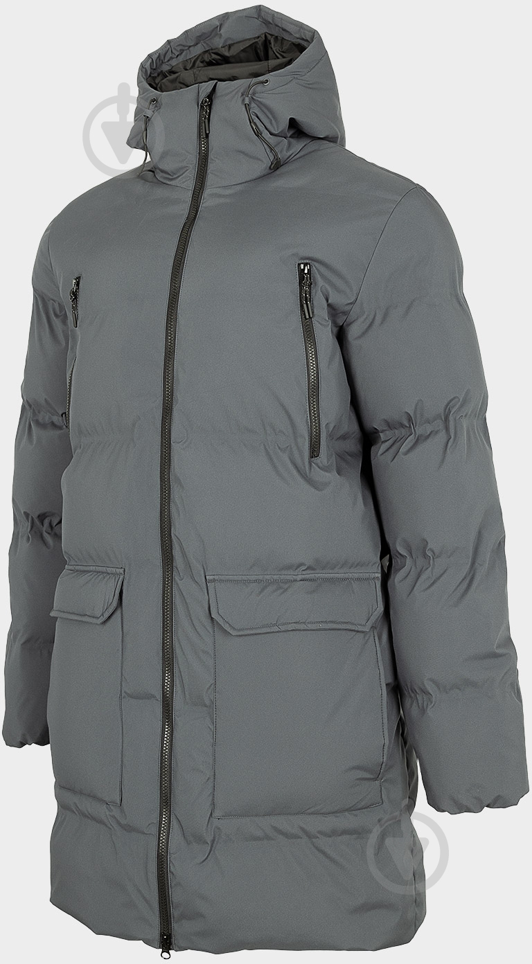 Куртка чоловіче зимове 4F JACKET KUMP010 H4Z22-KUMP010-22S р.3XL сірий меланж - фото 1 Куртка чоловіче зимове 4F JACKET KUMP010 H4Z22-KUMP010-22S р.3XL сірий меланж - фото 1