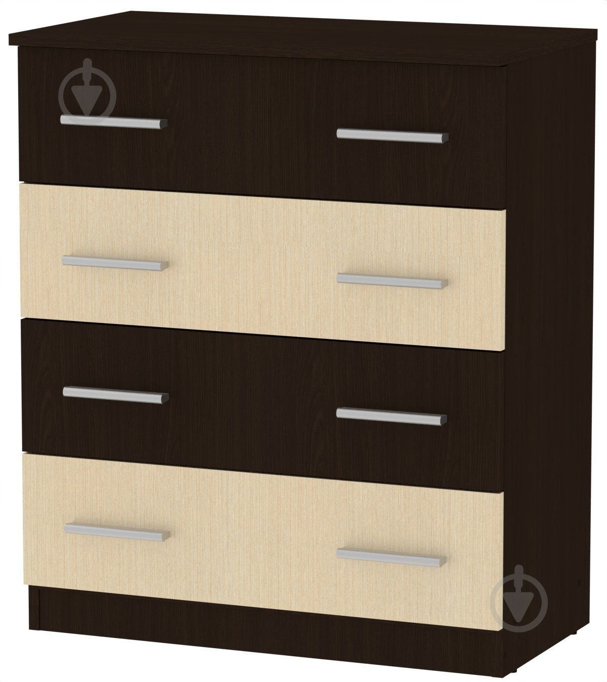 Комод Компанит 4Б венге - фото 1