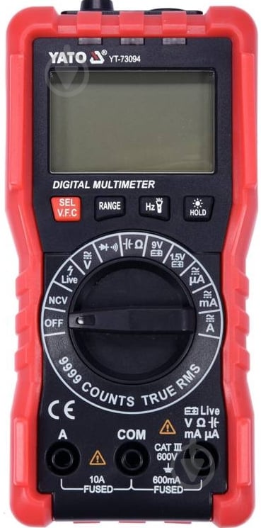 Мультиметр цифровой YATO YT-73094 - фото 1