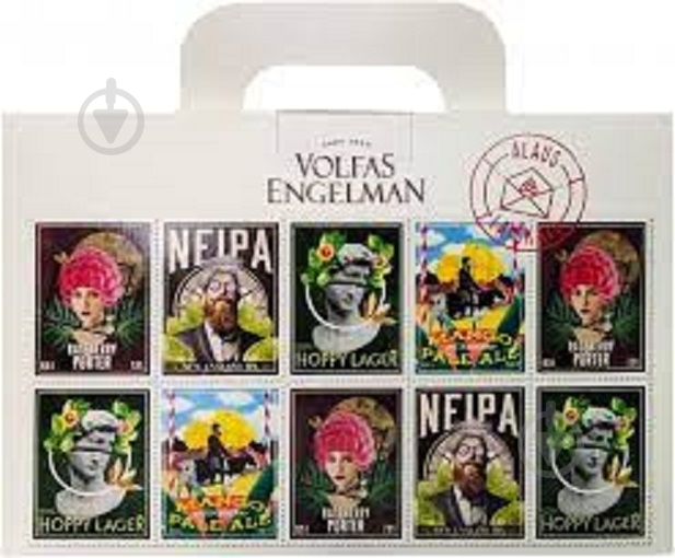 Набір пива Volfas Engelman 4х0,5 л 2 л - фото 1 Набір пива Volfas Engelman 4х0,5 л 2 л - фото 1