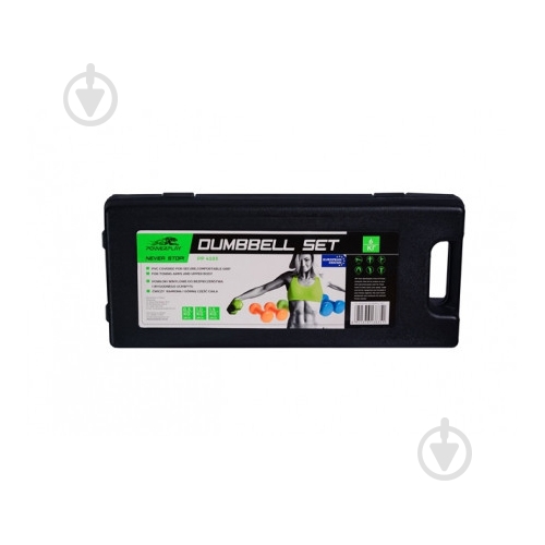 Гантелі PowerPlay PP_4103_6kg 6 кг різнокольоровий - фото 4