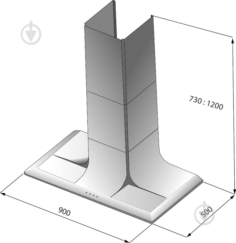 Витяжка Zirtal Modern Shape 90 WH - фото 8