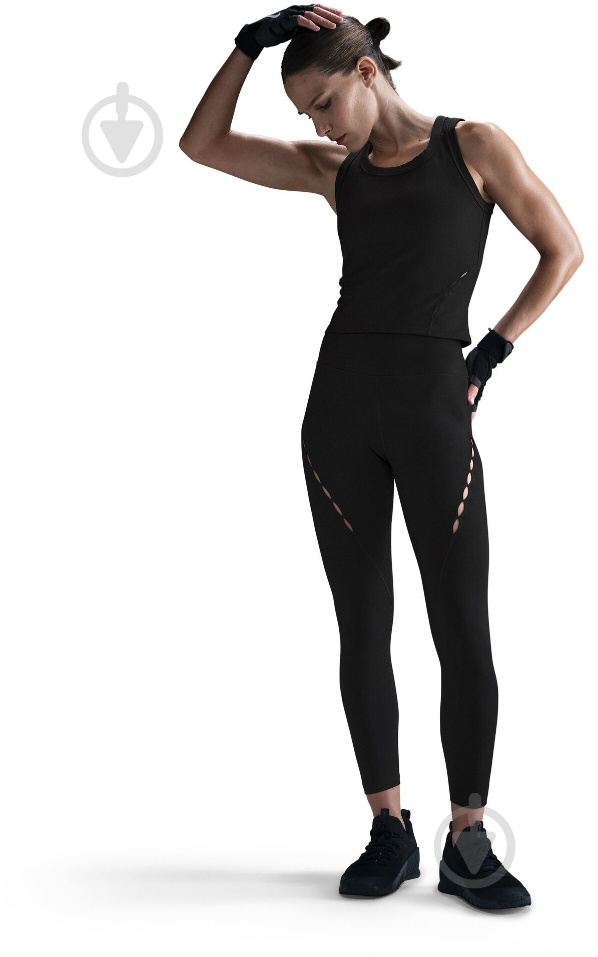 Топ Nike W NK ONE FITTED DF TANK CPSL HM6398-010 р.XL черный - фото 2