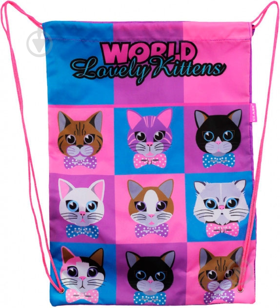 Сумка для взуття Lovely Kitties 46 х 33 см CLASS - фото 1 Сумка для взуття Lovely Kitties 46 х 33 см CLASS - фото 1