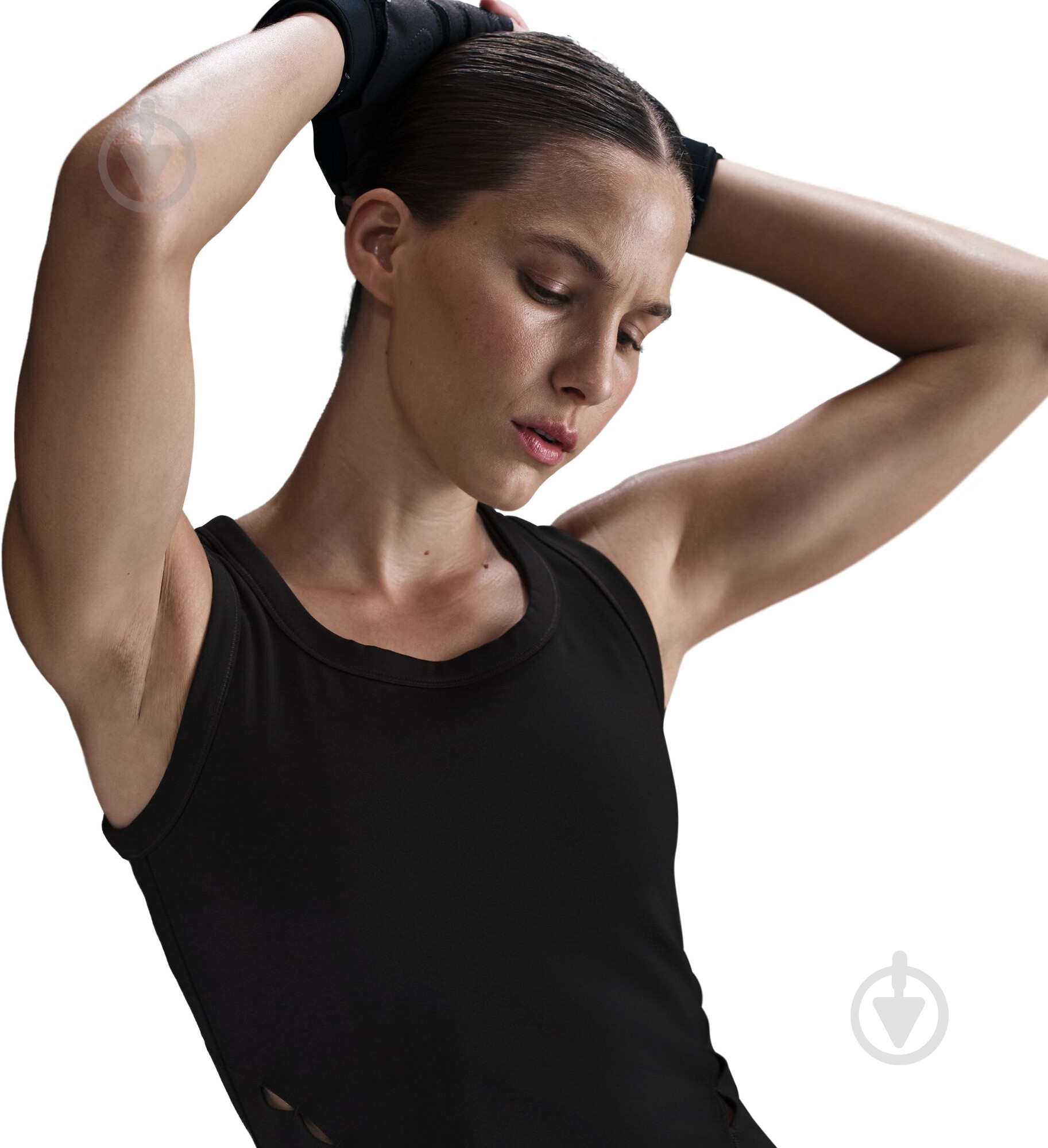 Топ Nike W NK ONE FITTED DF TANK CPSL HM6398-010 р.XS черный - фото 4 Топ Nike W NK ONE FITTED DF TANK CPSL HM6398-010 р.XS черный - фото 4